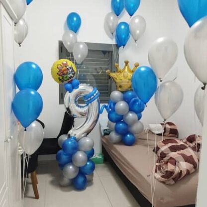 הפתעה מיוחדת בקונספט עיצוב בלונים משחק הילדים האהוב ביותר בראול סטארס ליום הולדת