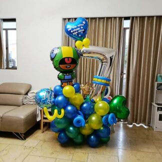 אוהבי המשחק הכנו לכם קישוט בלונים ליום הולדת בראול סטארס משגע, הפתעה מרגשת במיוחד שכל אחד ואחת ישמחו לקבל ביומם המיוחד וישאירו לכם תמונות מהממות למזכרת.